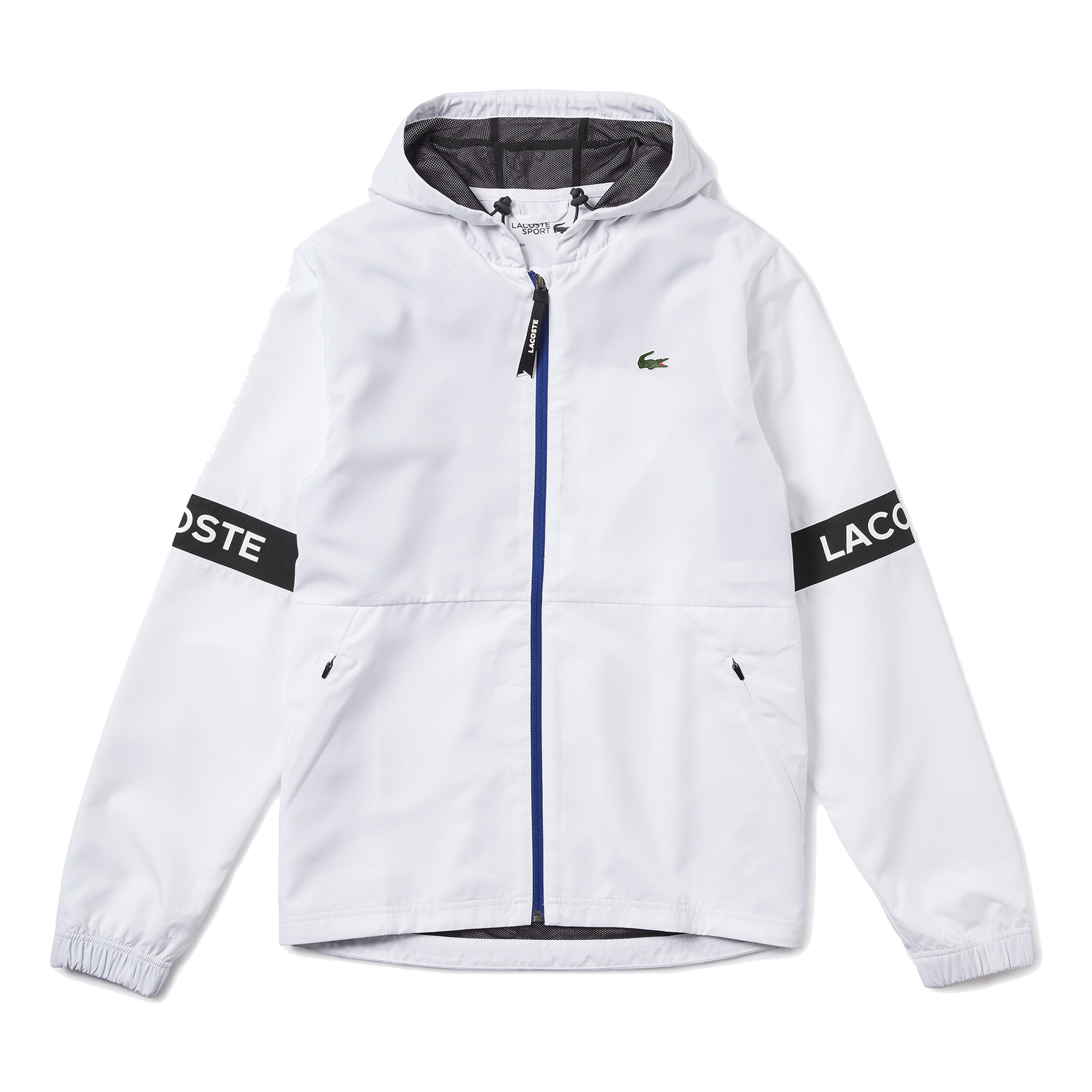 Lacoste trainingsjacke herren weiß Clearance